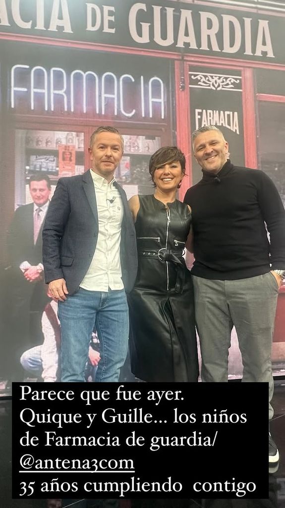 Juliñan González con Sonsoles Ónega y Miguel Ángel Garzón