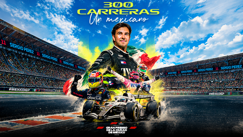 Checo Pérez hará historia: llegará a los 300 Grandes Premios de F1 en México-