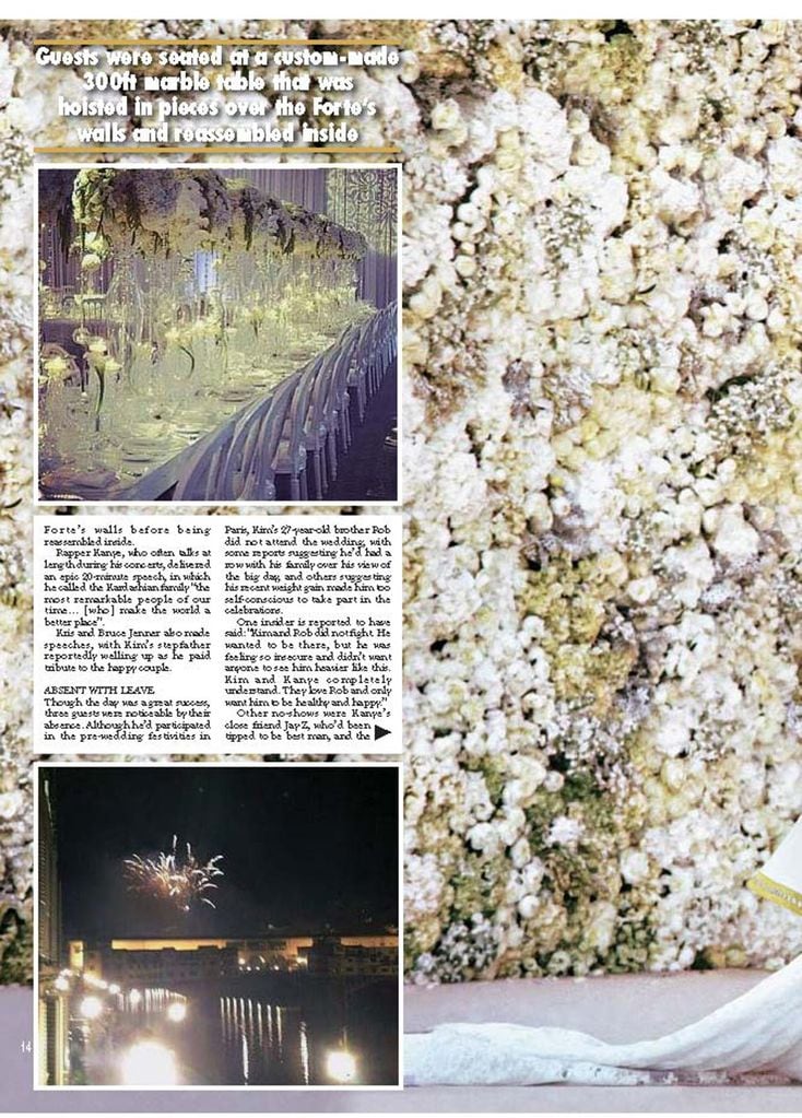 PDF - JPG. HELLO 1331. Mayo 2014. Boda de Kim Kardashian y Kanye West.