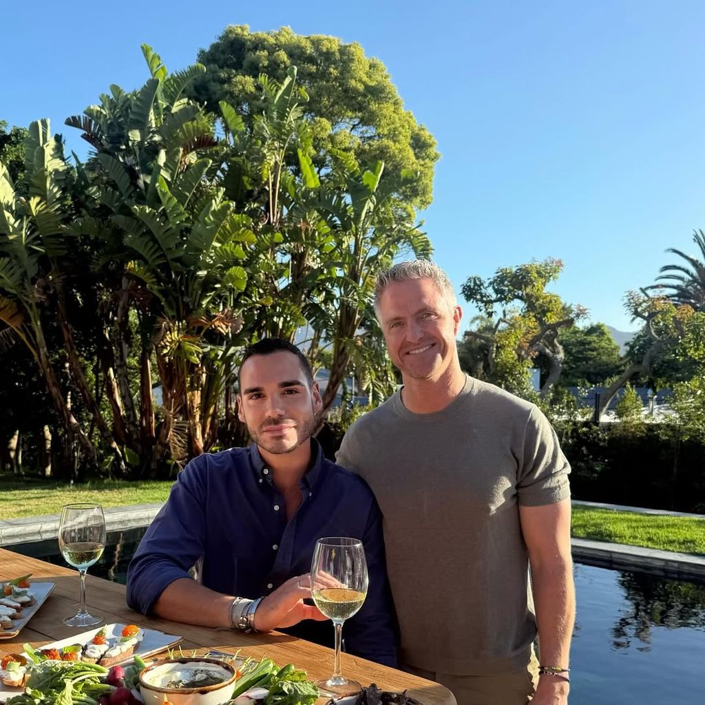 Ralf y Étienne en un viaje a África