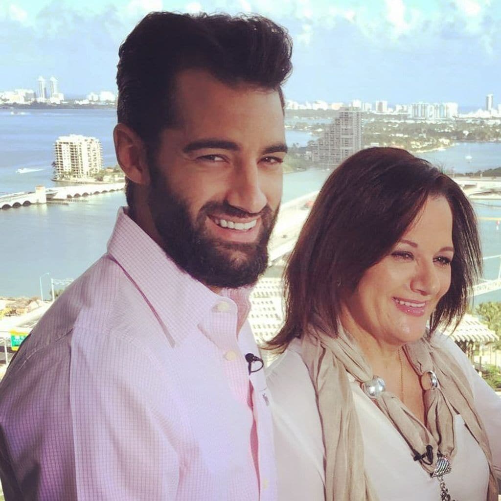 Toni Costa y su madre