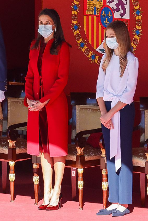 Reina Letizia e infanta Sofía