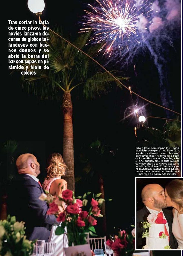 Boda Kiko Rivera e Irene Rosales - HOLA - octubre 2016