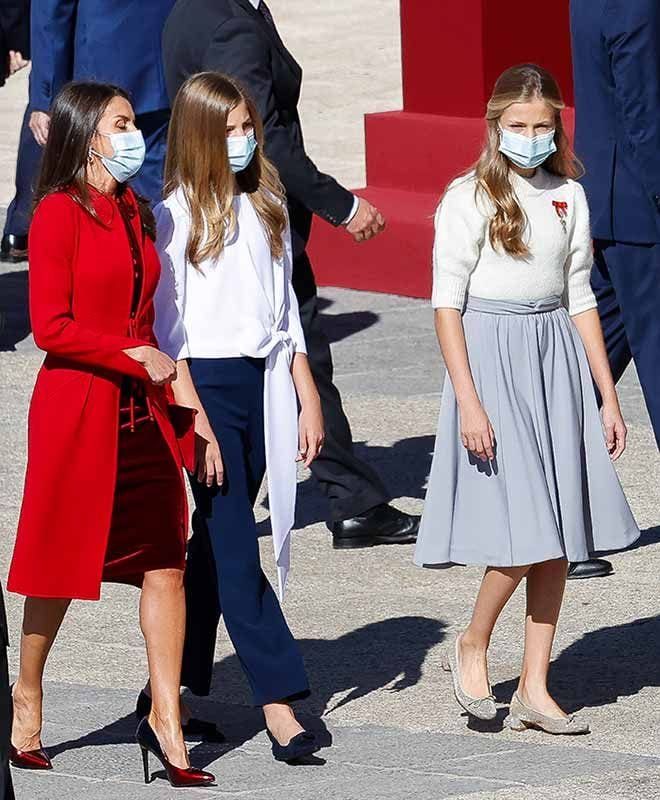 Doña Letizia y sus hijas