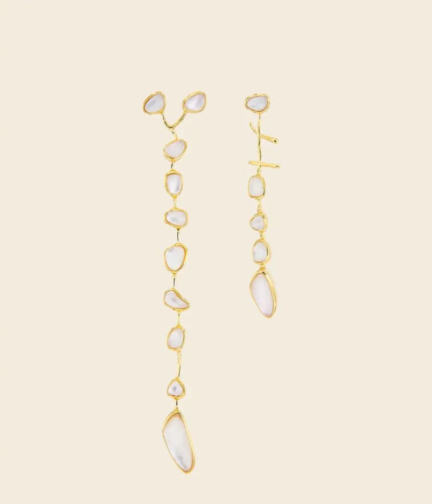Pendientes largos de novia de Coolook