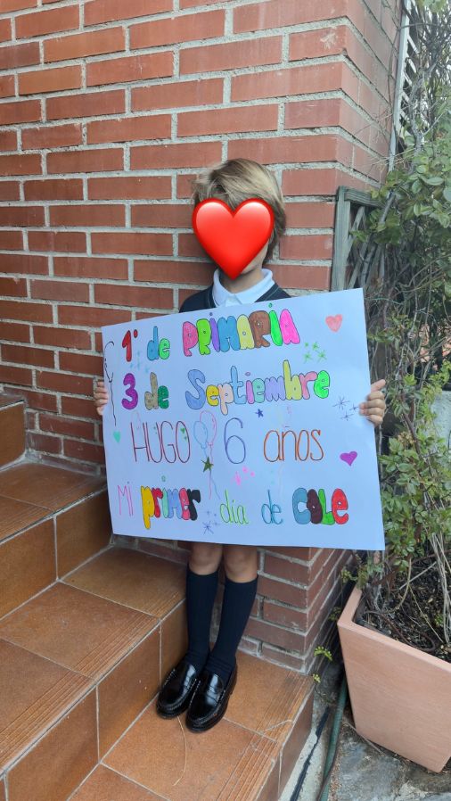 El primer día de Primaria del pequeño Hugo