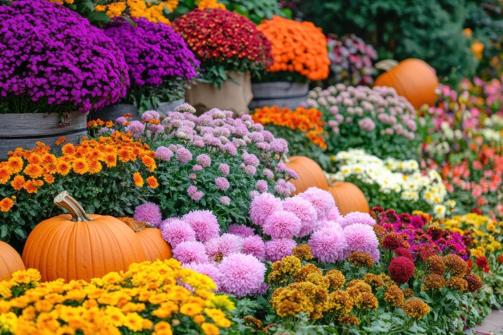 Flores de crisantemo