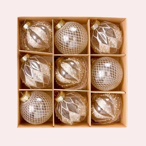 Bola de Navidad de 9 piezas/8CM