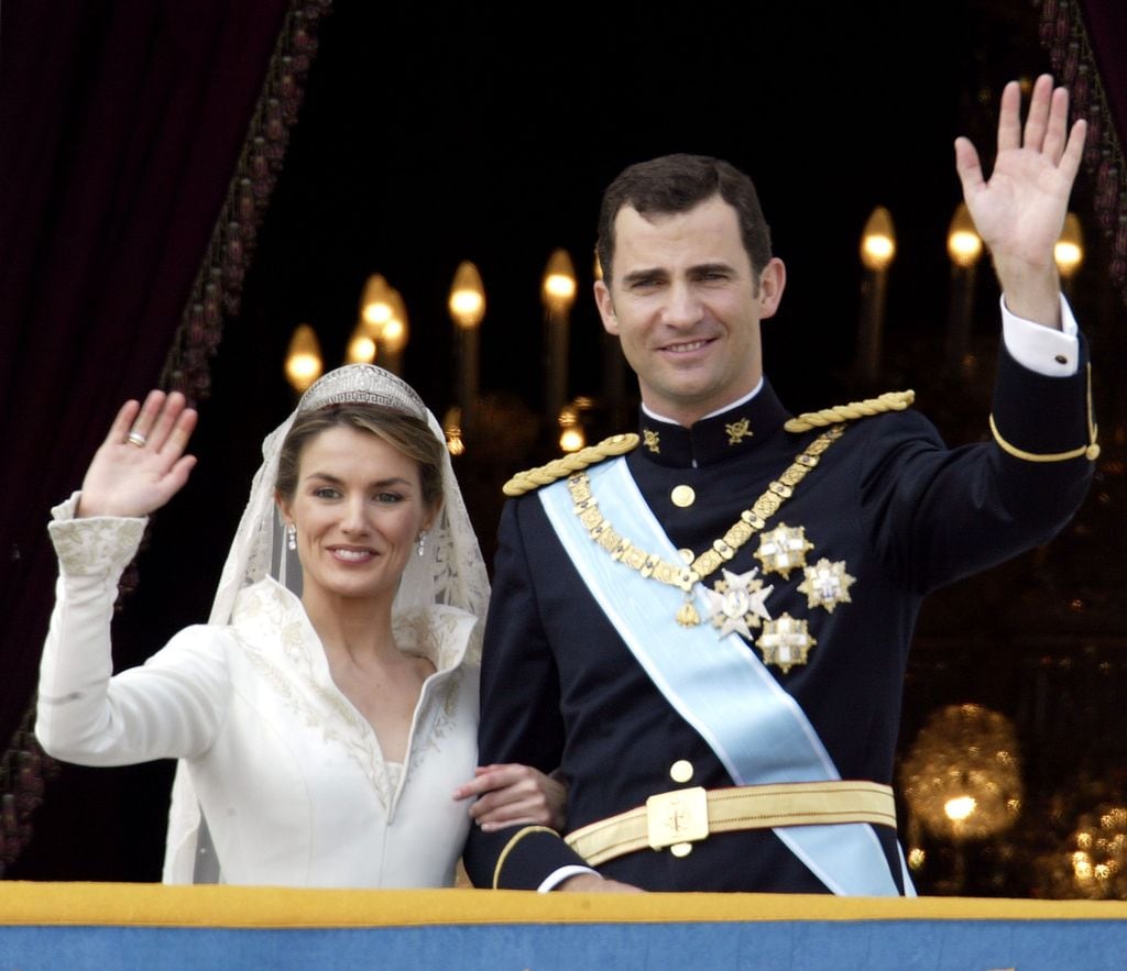 Rey Felipe y la reina Letizia de España
