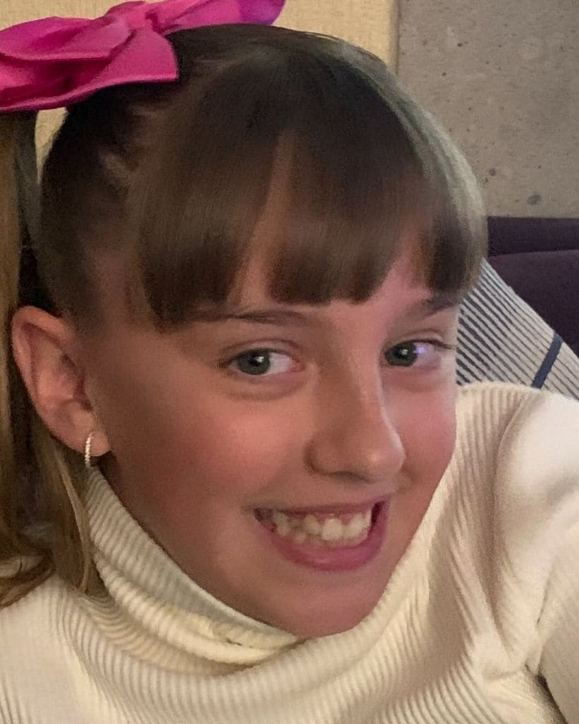 Con fotos inéditas de su hija, Chantal le dedicó una cariñosa felicitación. 