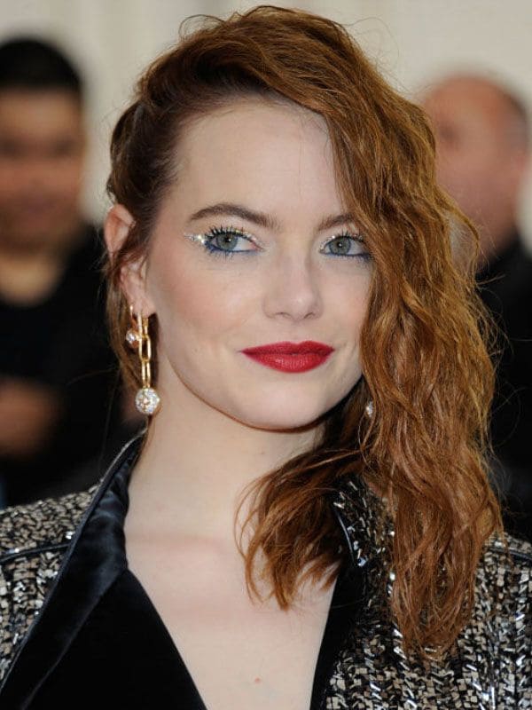 Emma Stone y su maquillaje en gala del Met