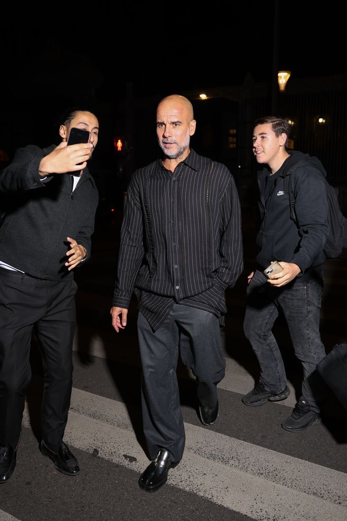 Pep Guardiola, en la Semana de la Moda de París