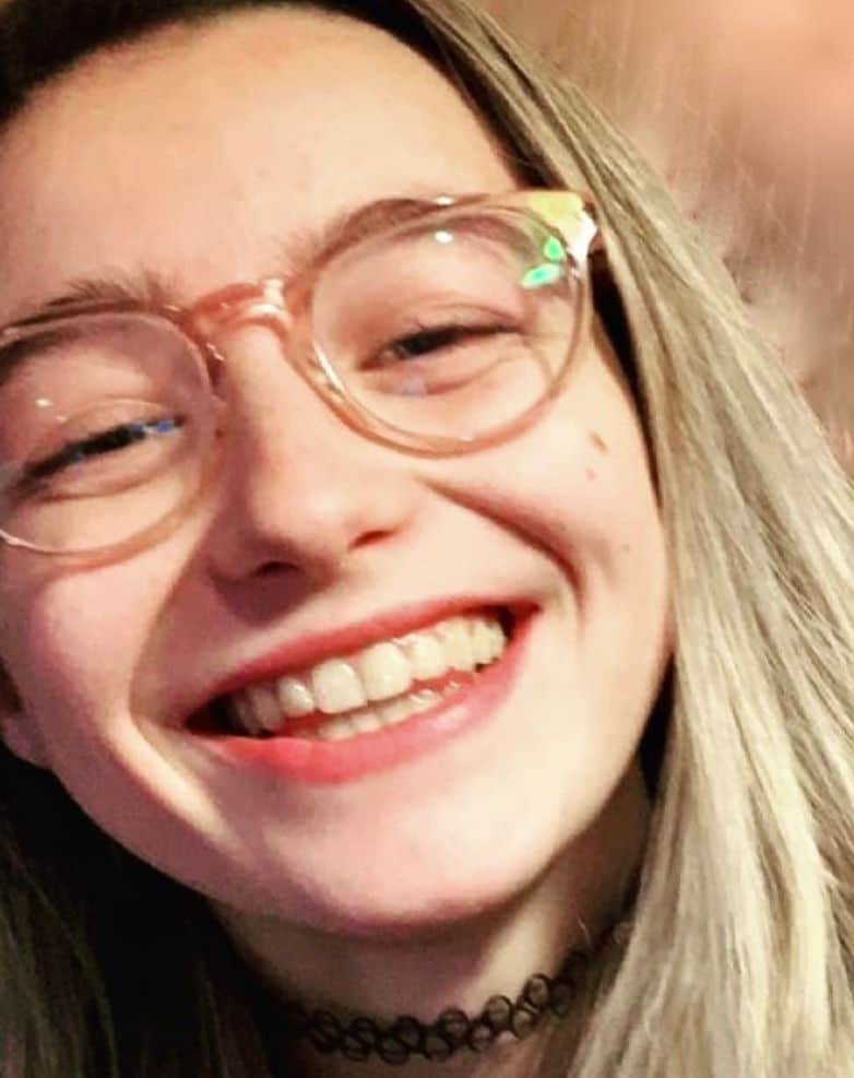 Sophie Nyweide en una fotografia reciente compartida por su madre