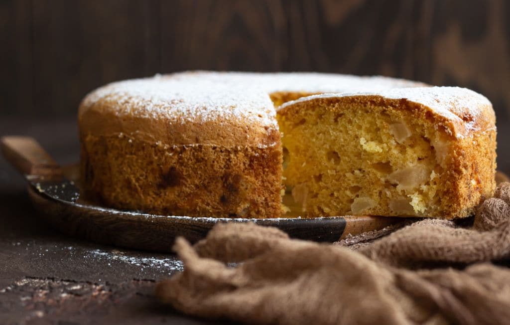 Sharlotka, tarta de manzana rusa