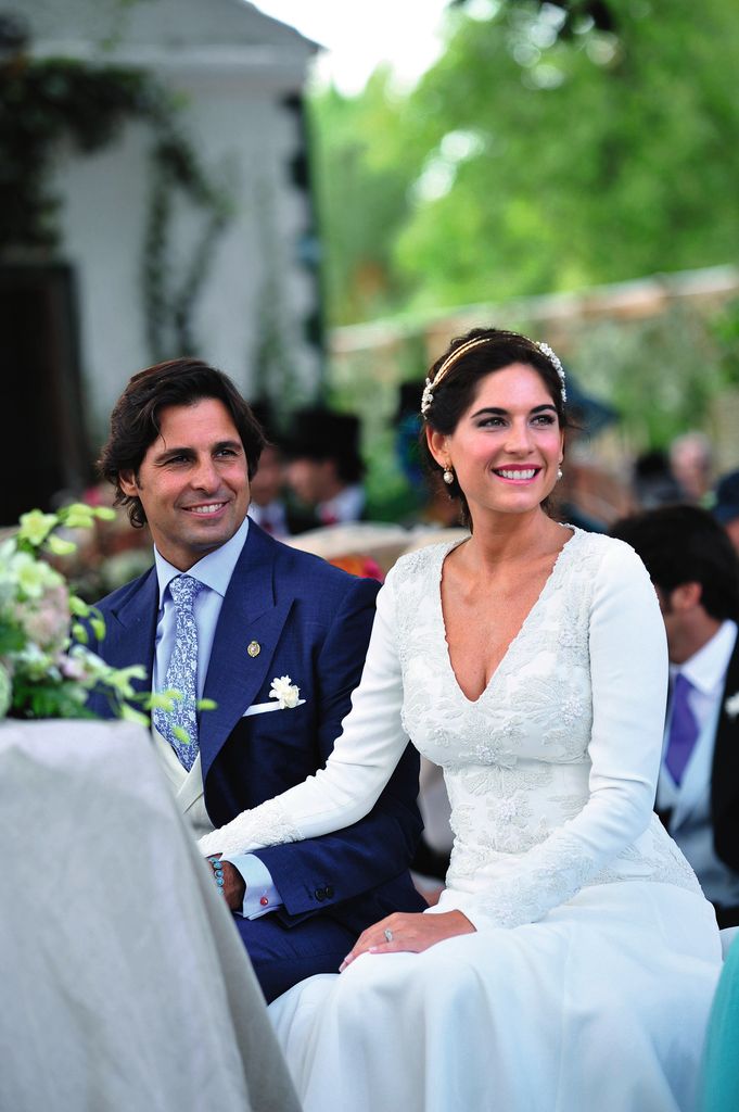 Franciso Rivera y Lourdes Montes el día de su boda civil en Ronda, en septiembre de 2013