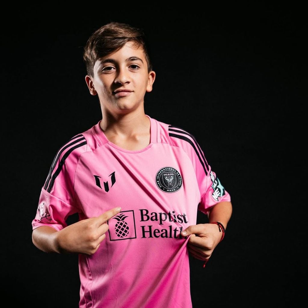 Thiago Messi apoya por completo a su padre en su etapa en el Inter Miami