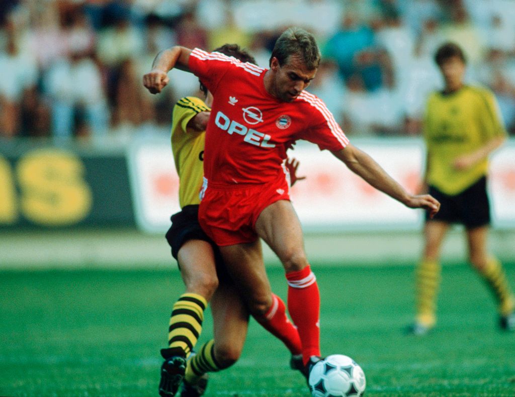 Hansi Flick, en 1990 cuando era jugador del Bayern de Múnich