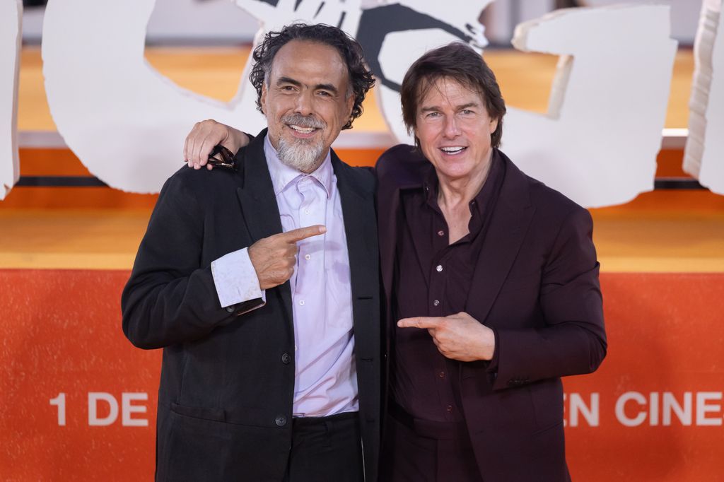 Alejandro González Iñárritu y Tom Cruise en México.