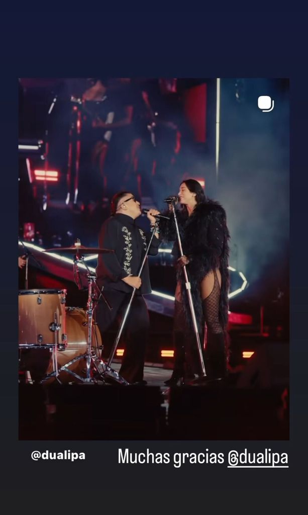 El mensaje de agradecimiento de Mauricio Mesones a Dua Lipa.