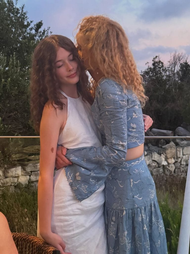 Nicole Kidman con su hija Faith.