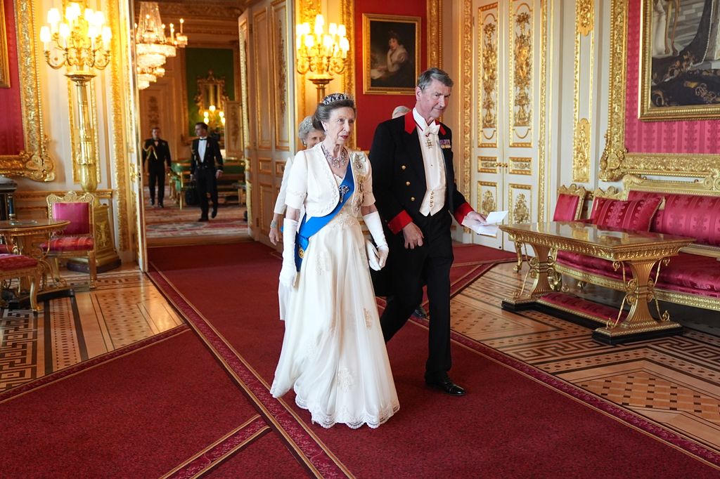 Cena de gala en el castillo de Windsor por la visita de Emmanuel y Brigitte Macron