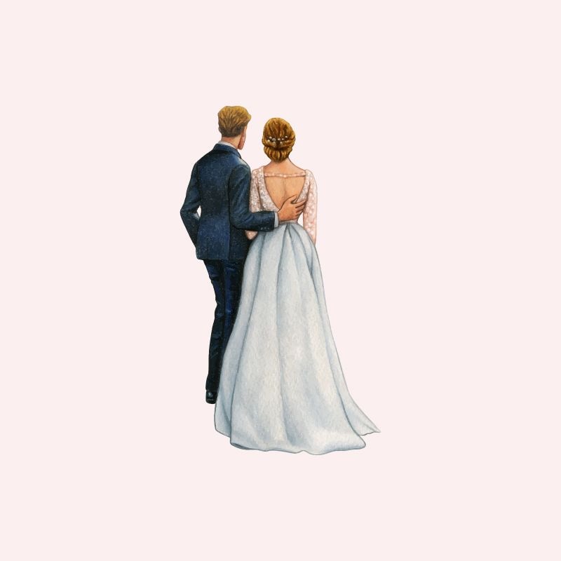Estilismos looks del novio y la novia