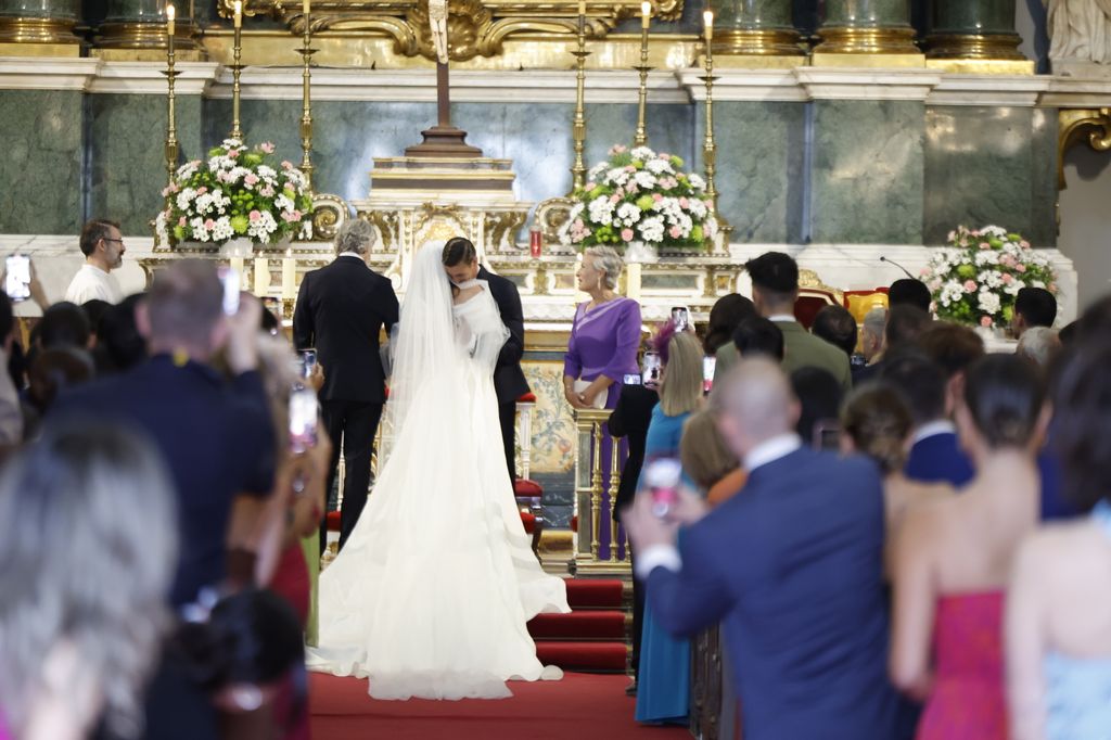 Llegada al altar de Ana Moya