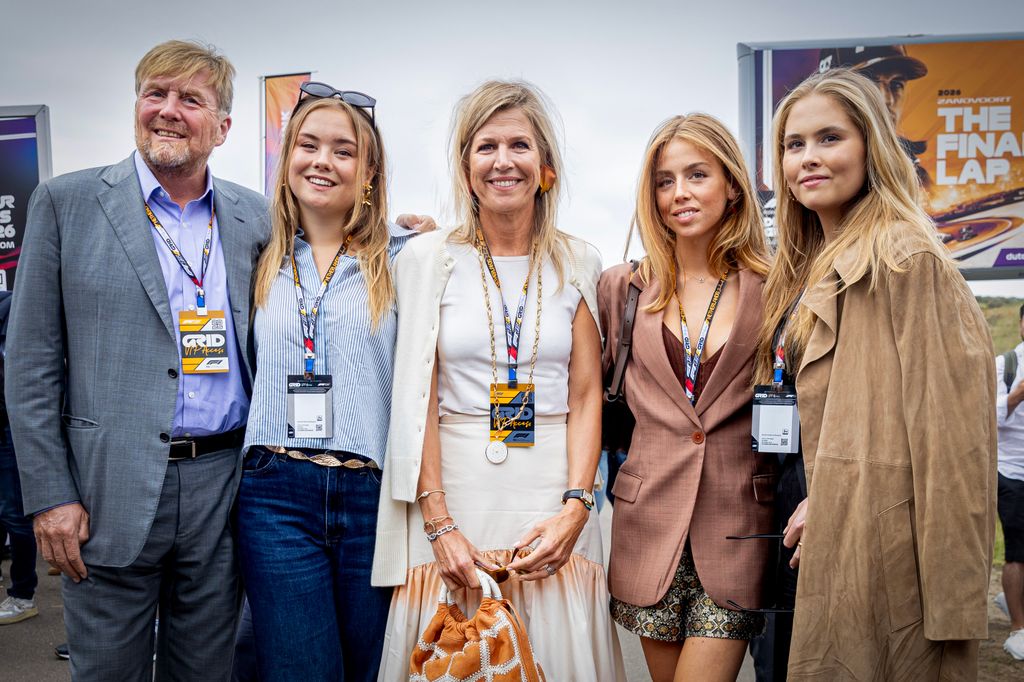 Familia real de Países Bajos en el Gran Premio de Fórmula 1 de los Países Bajos en Zandvoort 2025