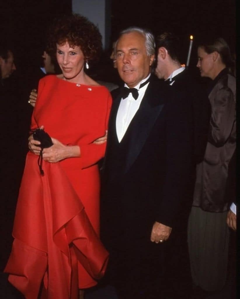 Ornella Vanoni con Giorgio Armani