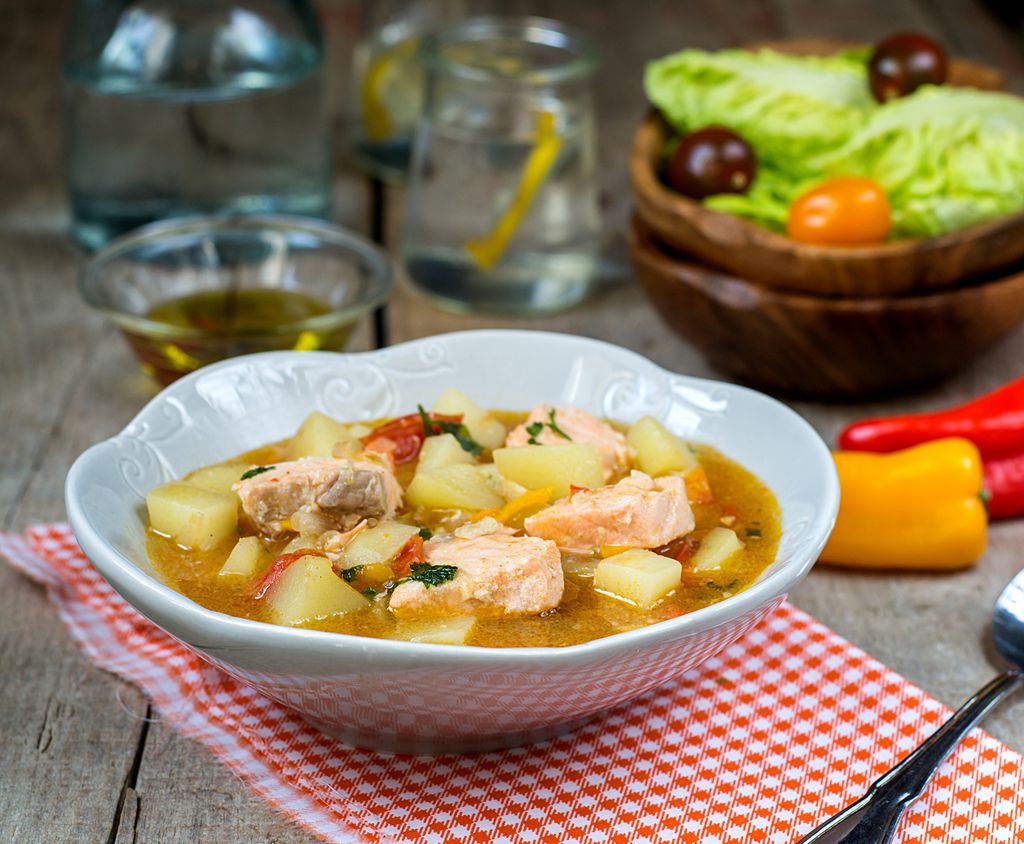 Marmitako,Salmón,Guisos,Cocina Vasca