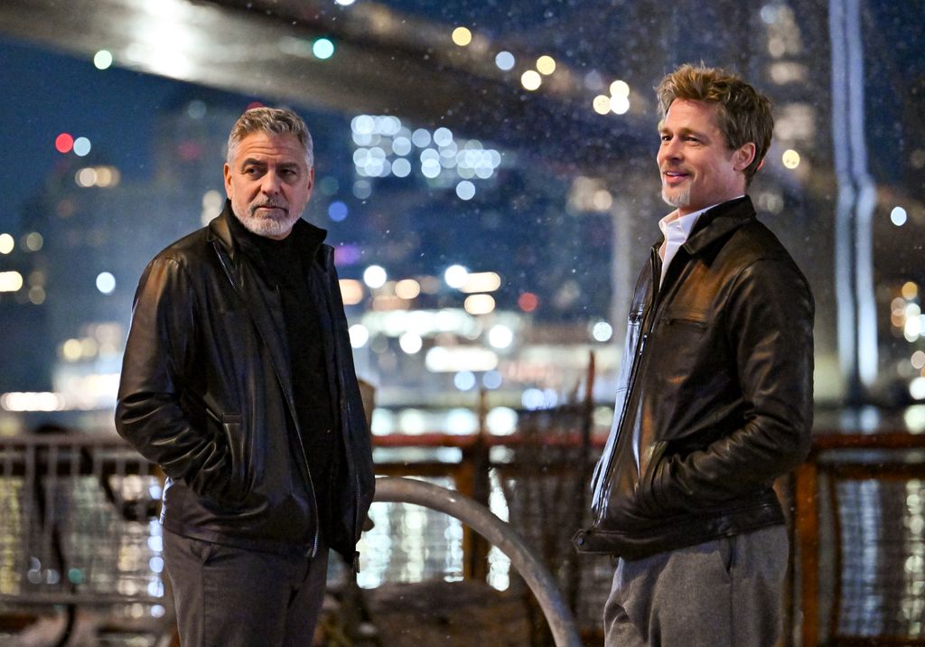 George Clooney y Brad Pitt