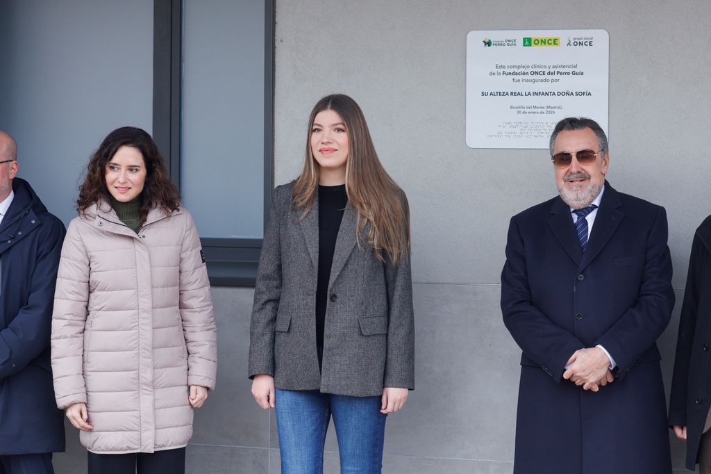 La infanta Sofía en un acto de la ONCE