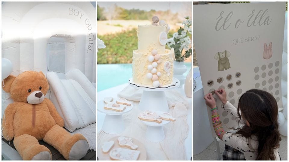 Así fue la bella fiesta de gender reveal del bebé de Camila Homs y José Sosa.