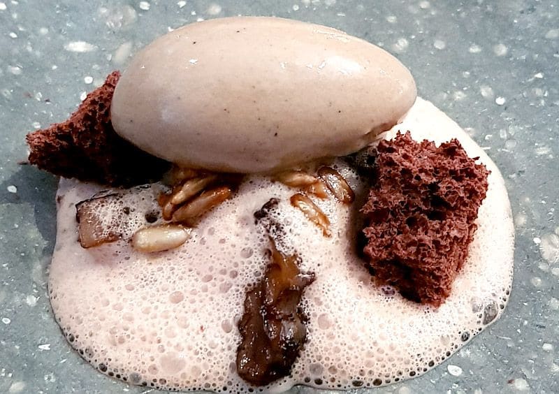 Postre de posos de café de Éter