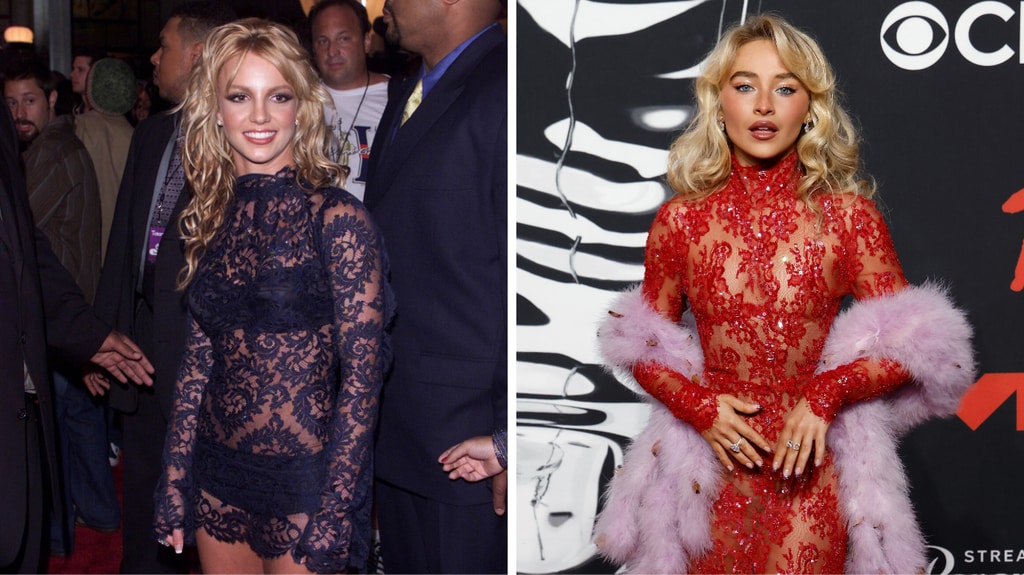 Puede que el guiño de Sabrina Carpenter a Britney haya comenzado desde el momento en el que esta pisó la alfombra roja del evento en una silueta de encaje y transparencias. 
