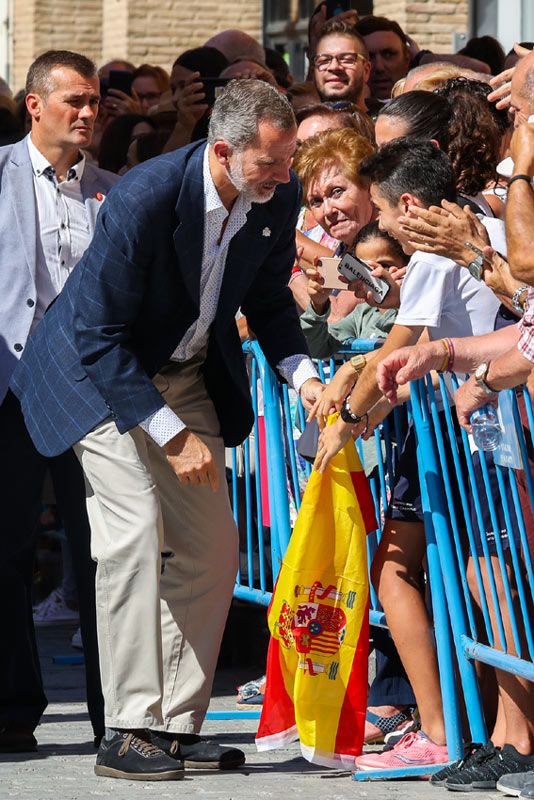 Los reyes Felipe y Letizia en Orihuela