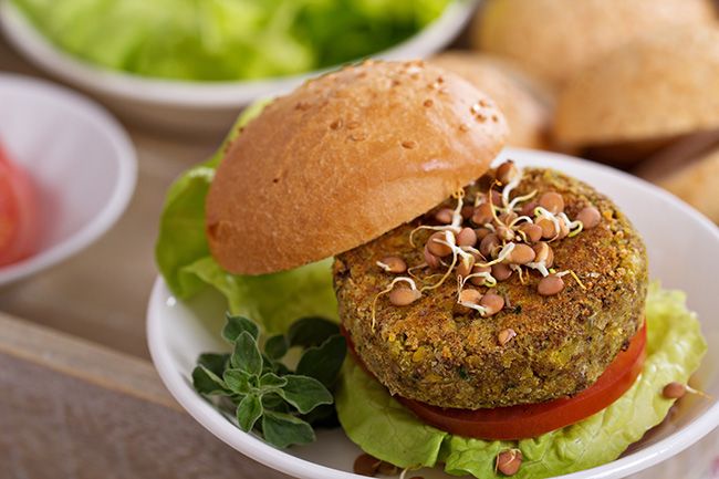 hamburguesas de lentejas