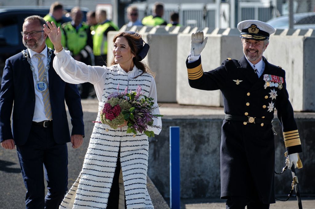 Federico y Mary de Dinamarca en su visita a Bornholm