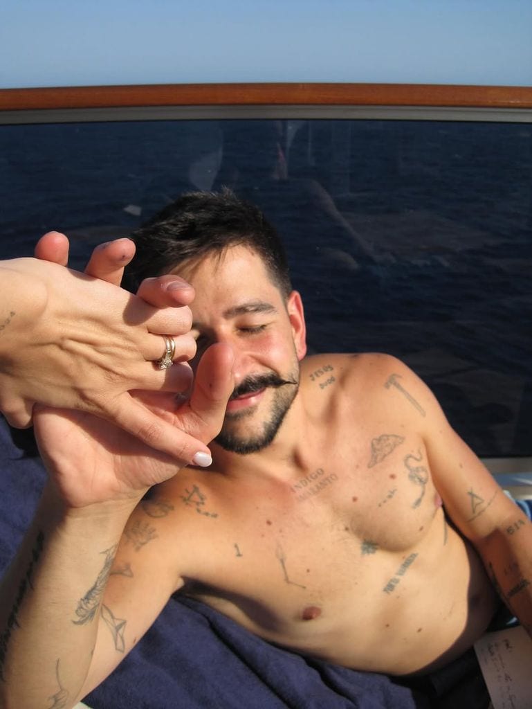 Camilo de vacaciones en la costa Francesa