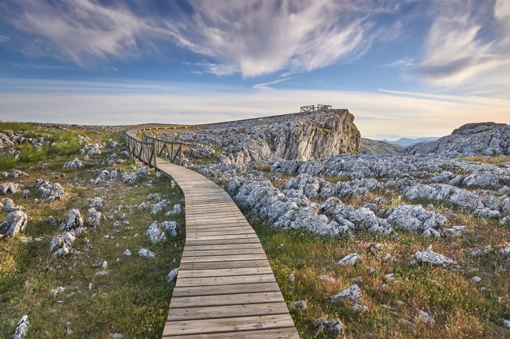Mirador en la Sierra de Loja, Granada