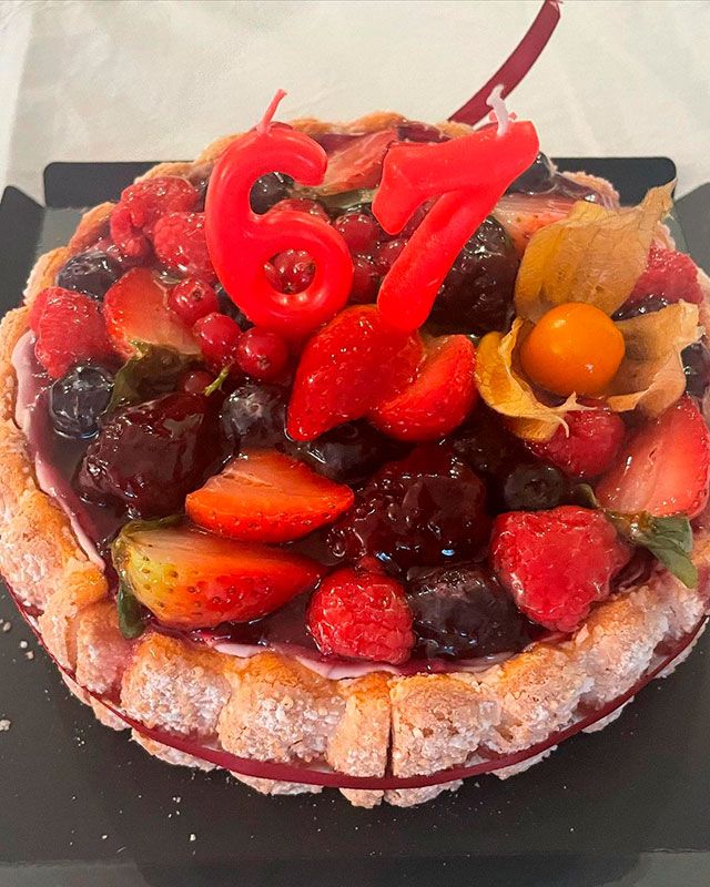 Tarta de fresas