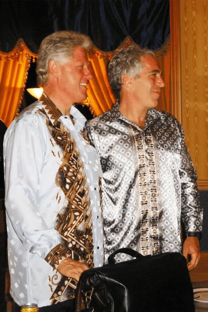 Bill Clinton y Jeffrey Epstein