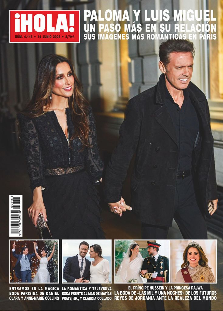HO4161 LUIS MIGUEL y Paloma Cuevas portadas de HOLA