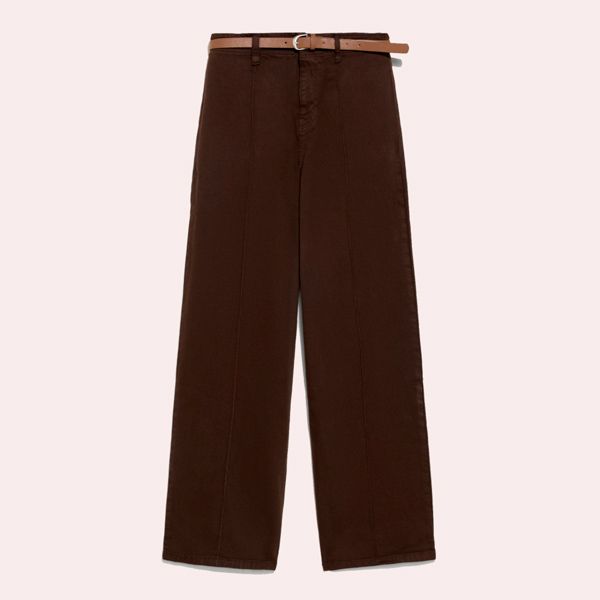 Jeans straight nervio Lefties marrones