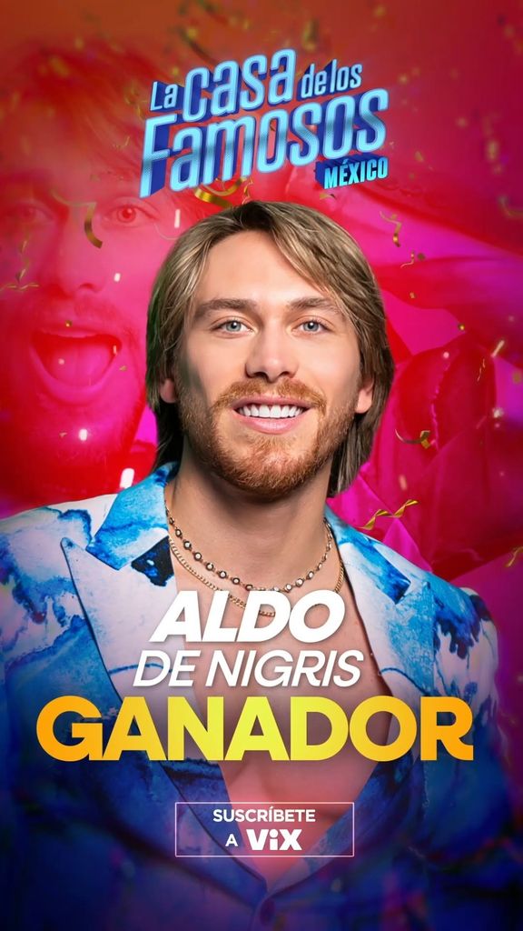 Aldo de Nigris fue el gran ganador de la tercera temporada del show.
