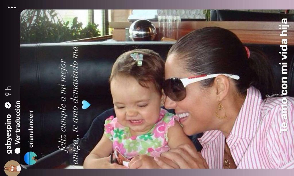 Gaby Espino y su hija Oriana