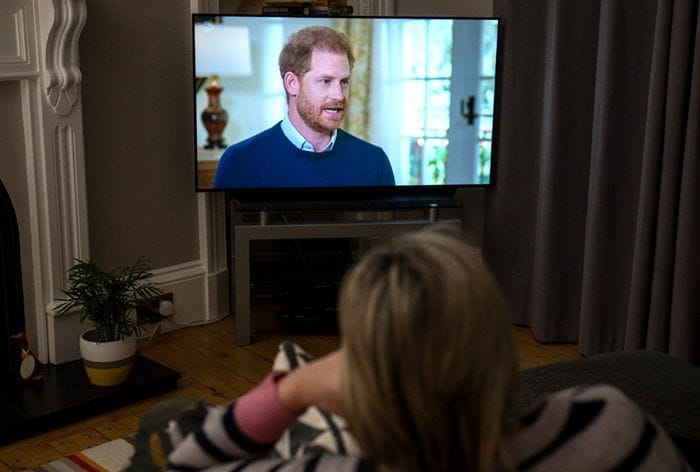 Harry de Inglaterra en TV
