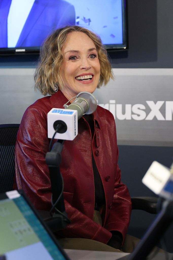 Sharon Stone, en su entrevista en los SiriusXM Studios de Nueva York