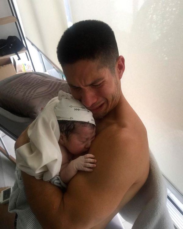 Chyno Miranda y su bebé