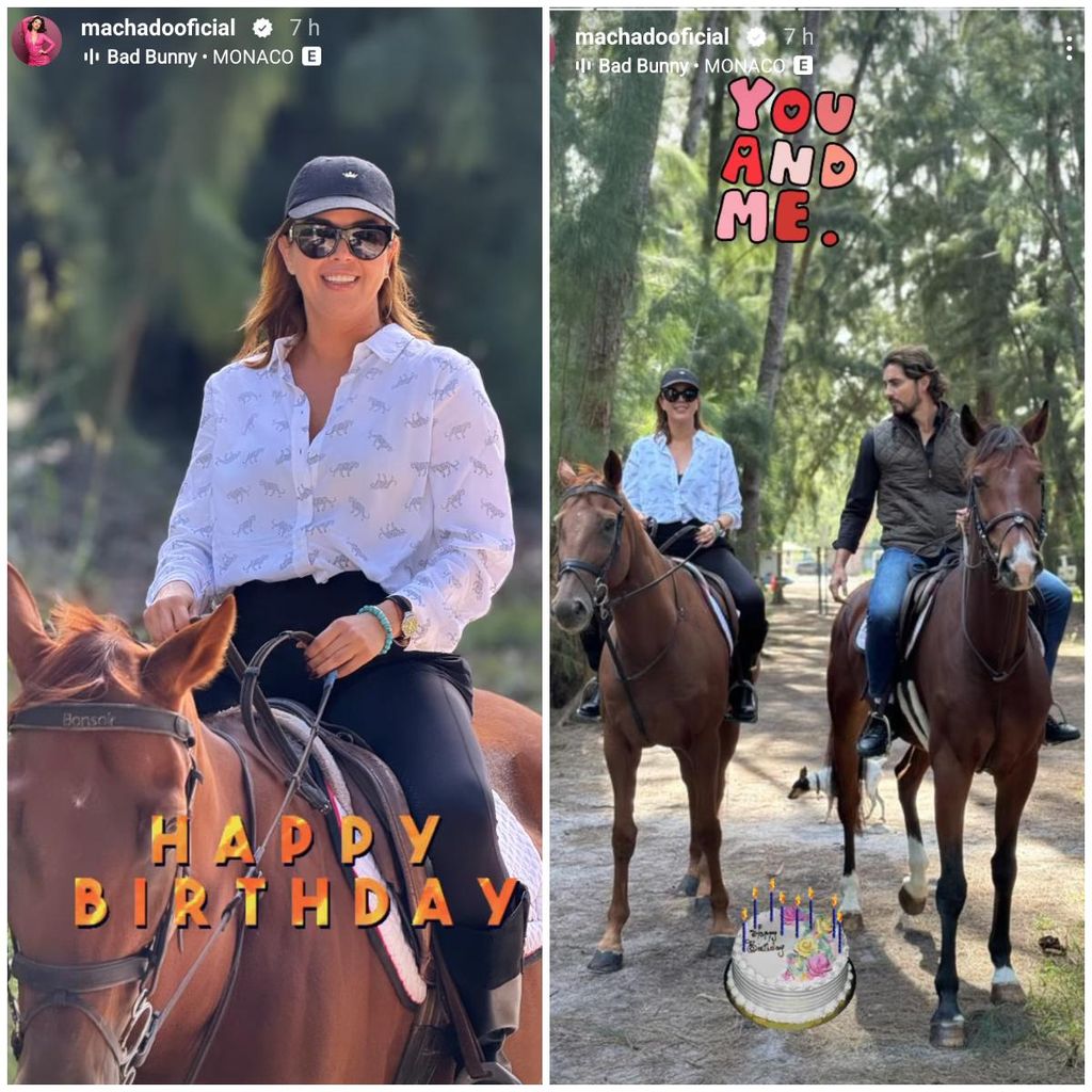 Alicia Machado y Christian Estrada